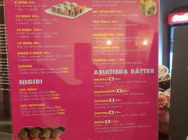 Ichi Sushi Wok menu