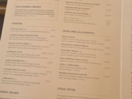 Ego At Manor Farm menu