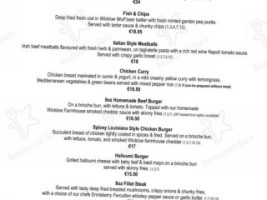 The Enniskerry Inn menu