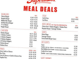 Supermacs Papa John's Fermoy menu