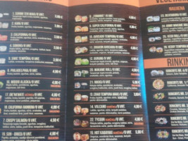 Biržų Senoji Kebabine, Wok, Sushi menu