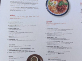 Wagamama menu