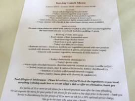 Bathwick Boatman Riverside menu