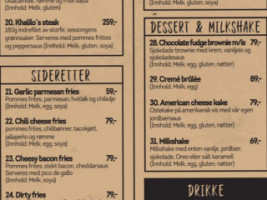 Khalilo American Dining menu