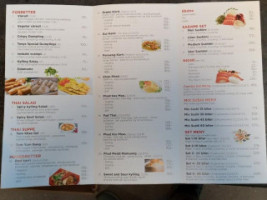 Tony’s Sushi Og Thai menu