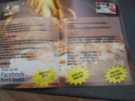 Makkie's Pizza menu