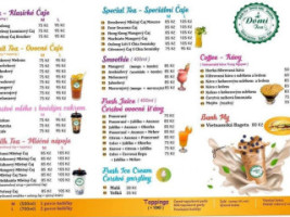 Banana Kitchen menu