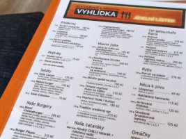 Penzion Bellevue Vyhlídka Karlštejn menu