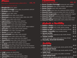 Luigi Pizza Kebab Kostelec N. Orlicí menu