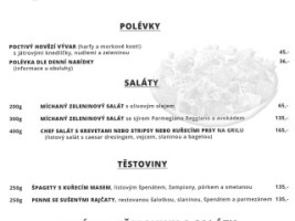 Oskar Neratovice menu