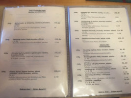 Restaurace Penzion Selský Dvůr menu