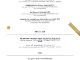 Gilt Bingham menu