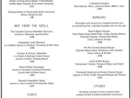 Leather And Lace And Grill menu