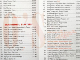 Ho's Fish And Chinese Takeaway menu