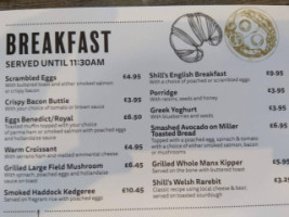 Shills Of Cockermouth menu