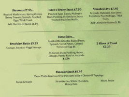 Eden Bistro Burscough menu