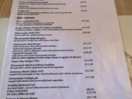 Saracens Head Newton menu