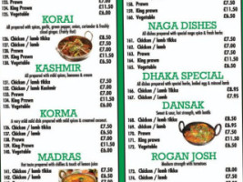 Cinnamon Spice Indian Takeaway Glastonbury menu