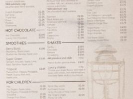 Drifters East Wittering menu