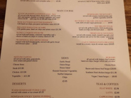 The Stag Inn menu