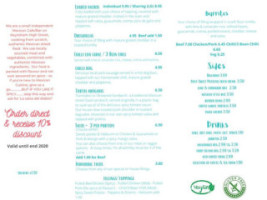 Dalia Cocina menu