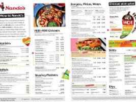 Nando's Bluewater Winter Garden menu