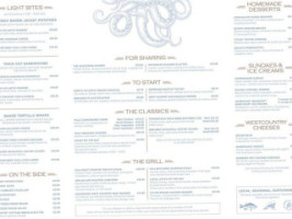 Strandfield Grill menu