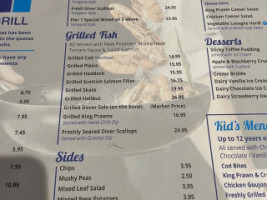 Pier1 Fish And Grill menu