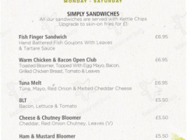 The Watling St. Village menu