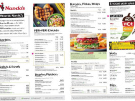 Nando's Manchester Trafford Retail Park menu