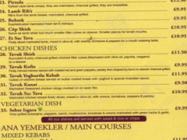 Gulens Welling menu