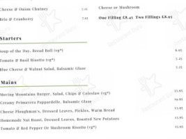 Broom Hall Country menu