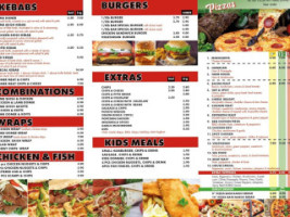 Winscombe Kebab Pizza House menu