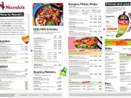 Nando's Bristol Cribbs Venue menu