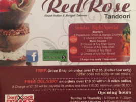 The Red Rose food