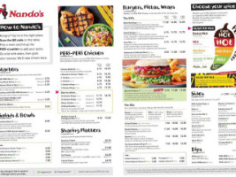 Nando's Swansea The City Gates menu