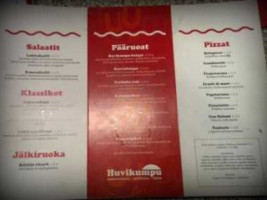 Huvikumpu menu