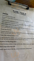 The Blacksmiths Arms menu