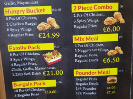 Favourite Fried Chicken menu