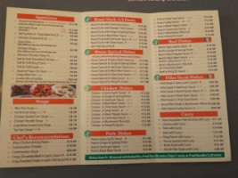 Rainbow House Chinese Take Away menu