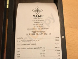 Yami Sushi Bistro food