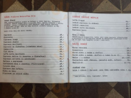 Cafe' Flexaret menu