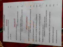 Restaurace U Komendů menu