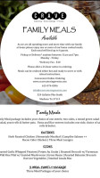 Wellington menu