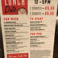 Olde House menu