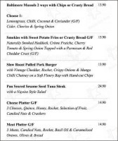 Bait menu