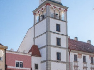 Věž Staré Radnice Masarykovo Náměstí Třeboň