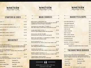 Nineteen Restaurant And Bar
