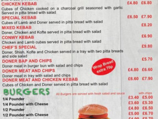 Conwy Kebab, Burger Pizza House