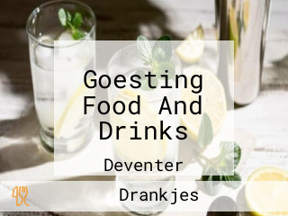 Goesting Food And Drinks